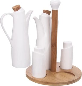 Porcelánová dochucovacia súprava BAMBU 4 + 1
