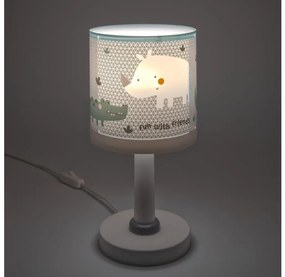 Dalber 60621N - LED detská lampička RHINO&CROCO 1xG4/4W/230V sivá