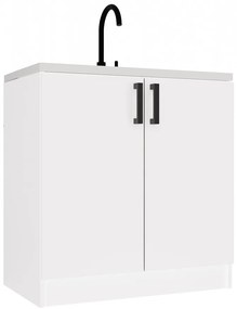Dolná kuchynská skrinka Katiossa 1 (biela). Akcia -13%. Vlastná spoľahlivá doprava až k Vám domov. 1133041
