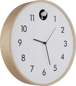 XXXLutz NÁSTENNÉ HODINY prírodná farba, čierna, biela 31,5 cm Novel - Hodiny - 008181102802