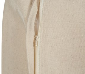 Bavlnený vankúš so vzorom 50 x 50 cm medený OUJDA Beliani