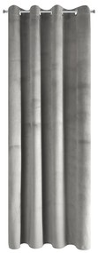 ZATEMŇOVACÍ ZÁVES NA KRÚŽKOCH PIERRE 140X250 CM STRIEBORNÁ