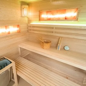 BPS-koupelny Fínska sauna Relax HYD-4785 180x160, 4-5 osôb