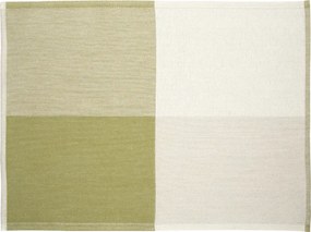 Podložka do sauny Saaristo 46x60, ľan-zeleno-biela