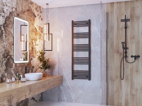 Gamma Erga Basic, vykurovacie teleso 1600x500 mm, 643 W, čierna, ERG-LAV-BASIC-16050-BK