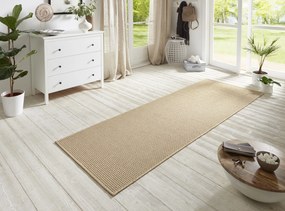 BT Carpet - Hanse Home koberce Behúň Nature 104271 Beige – na von aj na doma - 80x450 cm