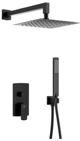 KFA Armatura 5539-511-81 - Sprchová sada s podom. batériou MOKAIT mosadz/čierna