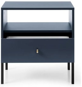 Nočný stolík MONO 56x54 cm modrá