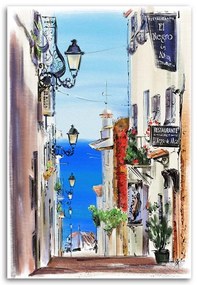 Gario Obraz na plátne Taliansko Street Walking View - Irina Sadykova Rozmery: 40 x 60 cm