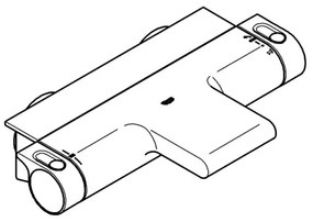 GROHE 34464001 - Termostatická vaňová batéria GROHTHERM 2000 DN 15 lesklý chróm