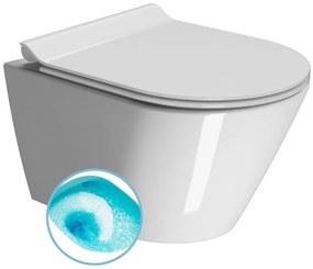 GSI GSI, KUBE X závesná WC misa, Swirlflush, 50x36 cm, biela ExtraGlaze, 941611