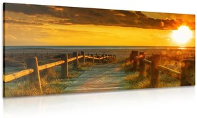 Obraz fascinujúci západ slnka - 100x50