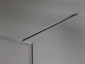 Mexen, Mexen Kioto-F sprchová stena s rámom 70 x 202 cm, grafit 8 mm, pištoľový kov - 800-070-104-95-40