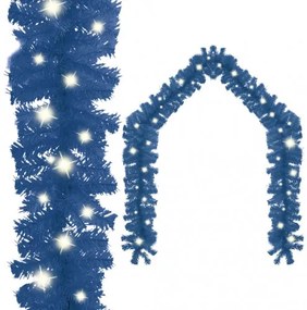 vidaXL Vianočná girlanda s LED svetielkami 10 m modrá-