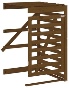 Predĺženie pre úložný box na odpadkový kôš medovo-hnedé borovica