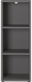 Antracitová knižnica 45x120 cm Agenda – Germania