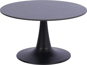 XXXLutz KONFERENČNÝ STOLÍK, čierna, kov, keramika, 70/70/40 cm Stylife - Stolíky do obývačky - 000489013001