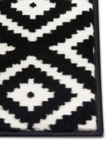 Hanse Home Collection koberce Kusový koberec Hamla 105477 Black Cream - 80x300 cm