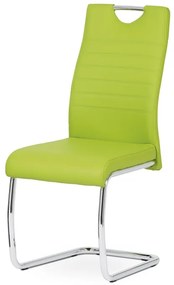 BONTEC Jedálenská stolička, šedá, ekokoža, DCL-418 GREY Farba: Zelená