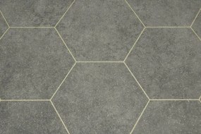 PVC podlaha Planet Treviso 597 sivá / zlatá