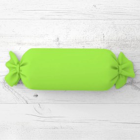 Biante Vankúš valec bonbon Rongo RG-041 Žiarivý zelený 15x80 cm