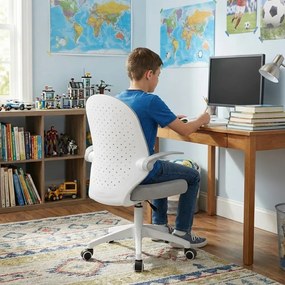 Detská otočná stolička Neoseat JUNI 012 — látka, sivá