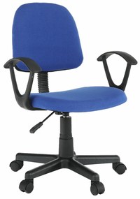 Kondela Kancelárska stolička, modrá/čierna, TAMSON