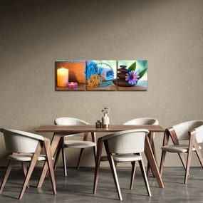 Obraz - Relaxačný masérsky obraz (s hodinami) (90x30 cm)