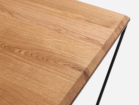 Konferenčný stolík DARYL WOOD - 140x80cm,Kov