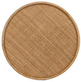 Ratanový okrúhly odkladací stolík ø 60 cm – Ixia