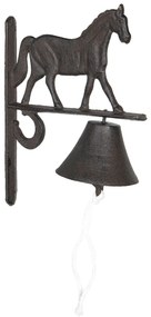 Liatinový zvonček s koňom Horse - 20 * 11 * 27 cm