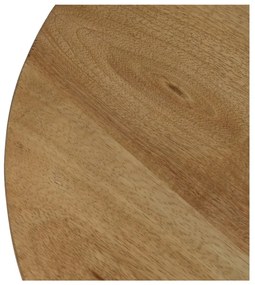 Okrúhly odkladací stolík z mangového dreva ø 40 cm Mao – Ixia