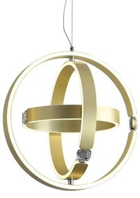 LED Krištáľový luster na lanku SIRIUS LED/80W/230V