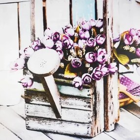 Obraz na plátne Kvety, 80x80 cm%