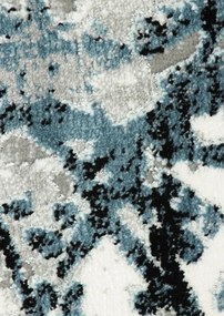 Koberec HOME NP142A GREY / BLUE HERMES