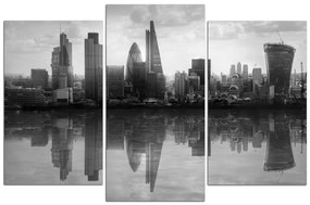 Obraz na plátne - Západ slnka  Londýn 128ČC (105x70 cm)