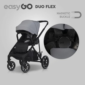 Športová vanička do kočíka EasyGo Duoflex Cloudy Gray