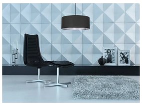 Závesné svietidlo Shade, 1x textilné tienidlo (výber z 2 farieb), (výber z 3 farieb konštrukcie), (fi 50cm), ch