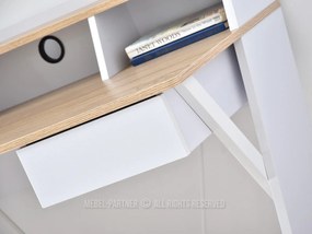 PC stolík Aspart (dub + biela). Vlastná spoľahlivá doprava až k Vám domov. 1109726