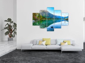 Obraz - Jazero Hintersee (150x105 cm)