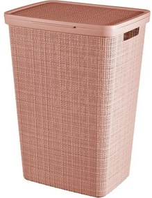 Curver Jute Koš na bielizeň 58 l, ružový