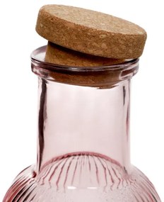 Karafa NATIA ružová s korkom 890982 1L
