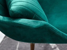 Pohovka Osmol S (zelená + zlatá). Akcia -15%. Vlastná spoľahlivá doprava až k Vám domov. 1111423