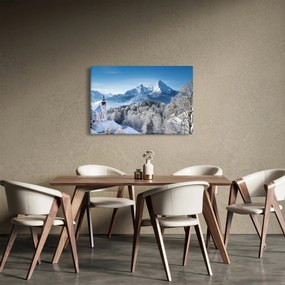 Obraz - Zasnežená krajina (90x60 cm)