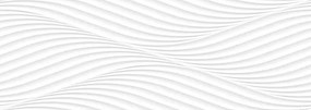 Obklad Peronda Cotton waves biela 33x100 cm mat COTTONWHWR