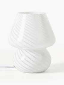 Malá nočná lampa z opálového skla Lareina