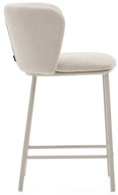 Béžová barová stolička (výška sedadla 65 cm) Ciselia – Kave Home
