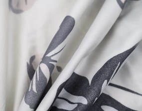 Obliečky z mikrovlákna BLACK BUTTERFLY krémové Rozmer obliečky: 2 ks 70 x 80 cm | 160 x 200 cm