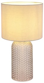 Globo 21735G - Stolná lampa SOFIA 1xE27/60W/230V šedá