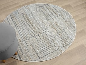 My Flair, Kusový koberec My Love CA60014 creme kruh, 120x120 (priemer) kruh, béžová, chodba / predsieň